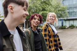 Students enjoying campus life