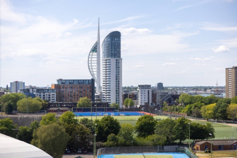 portsmouth city skyline